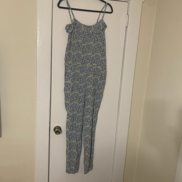 MNG Casual Floral  Jumpsuit Size Small - Picture 1 of 9